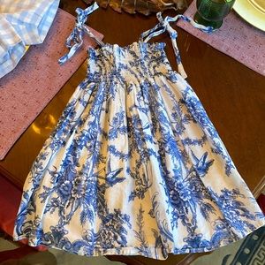 Halabaloo smocked tie top dress